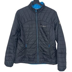 Eddie Bauer IgniteLite Reversible Jacket Black / Aqua S